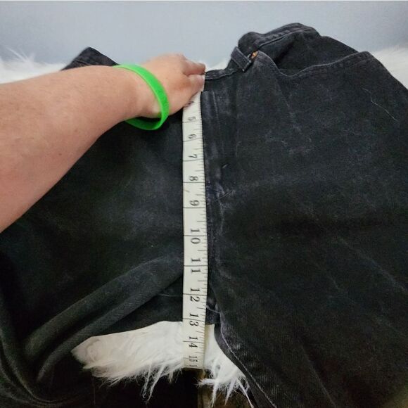 Levi's 551 relaxed fit tapered leg 8 medium denim black work pants - Picture 5 of 6